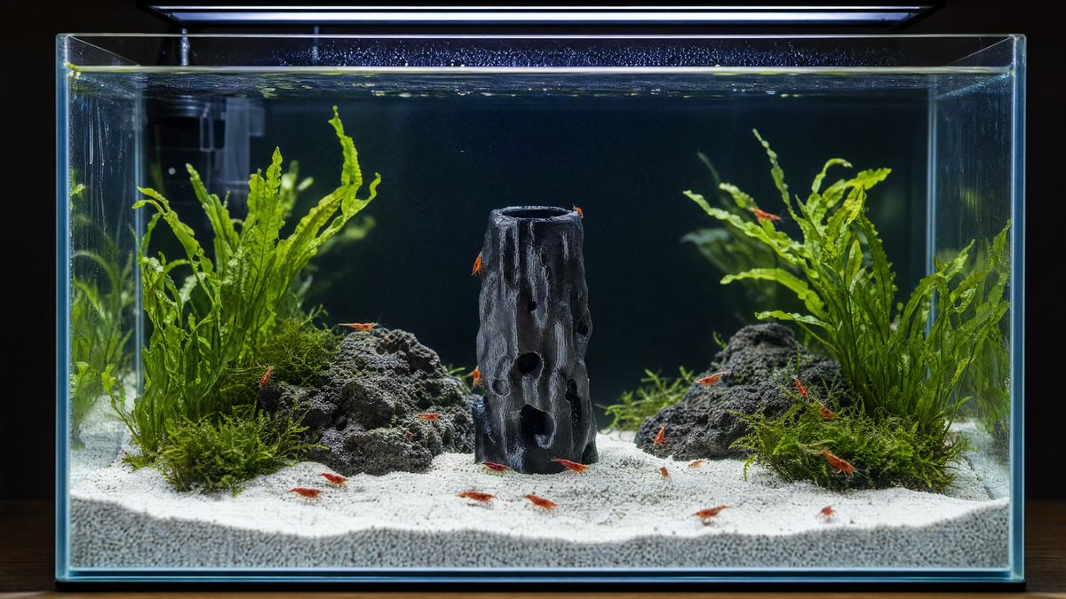 3D Printed Underwater Volcano – Aquarium & Opae Ula Shrimp Habitat